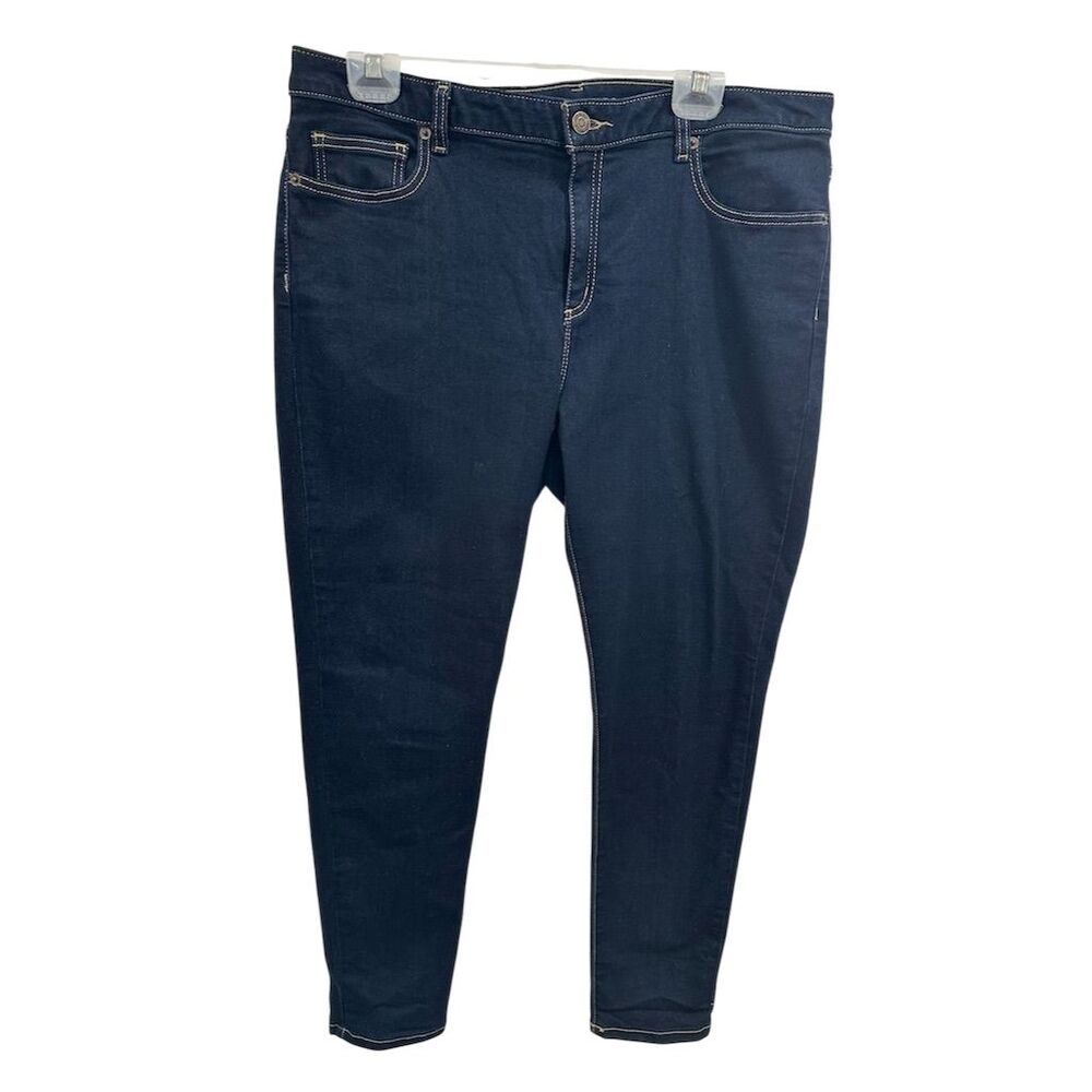 Michael Kors Women's Skinny Jeans Blue‎ Dark Wash Size 14 High Rise